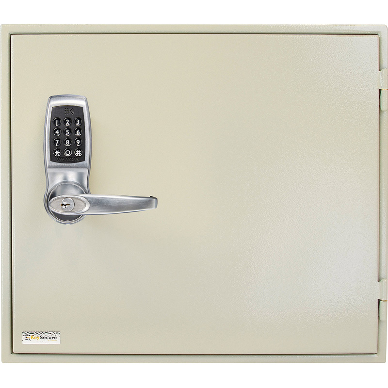 Key Secure By Codelocks Key Cabinet with CL4510 Smart Lock 50 Key Control Hooks