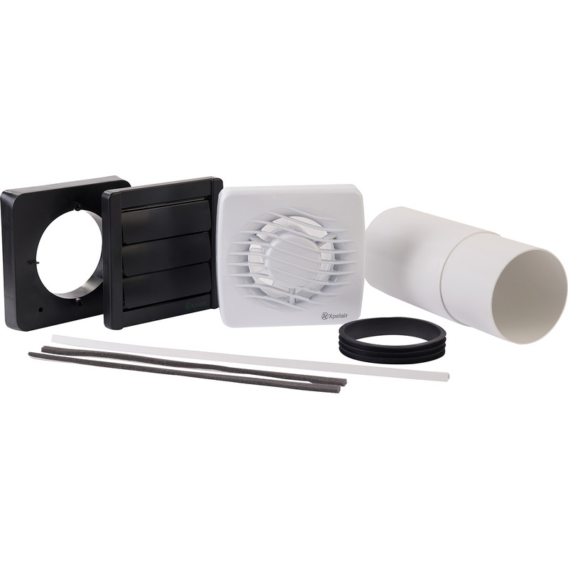 Xpelair DX100 100mm Extractor Fan Humidistat and Timer