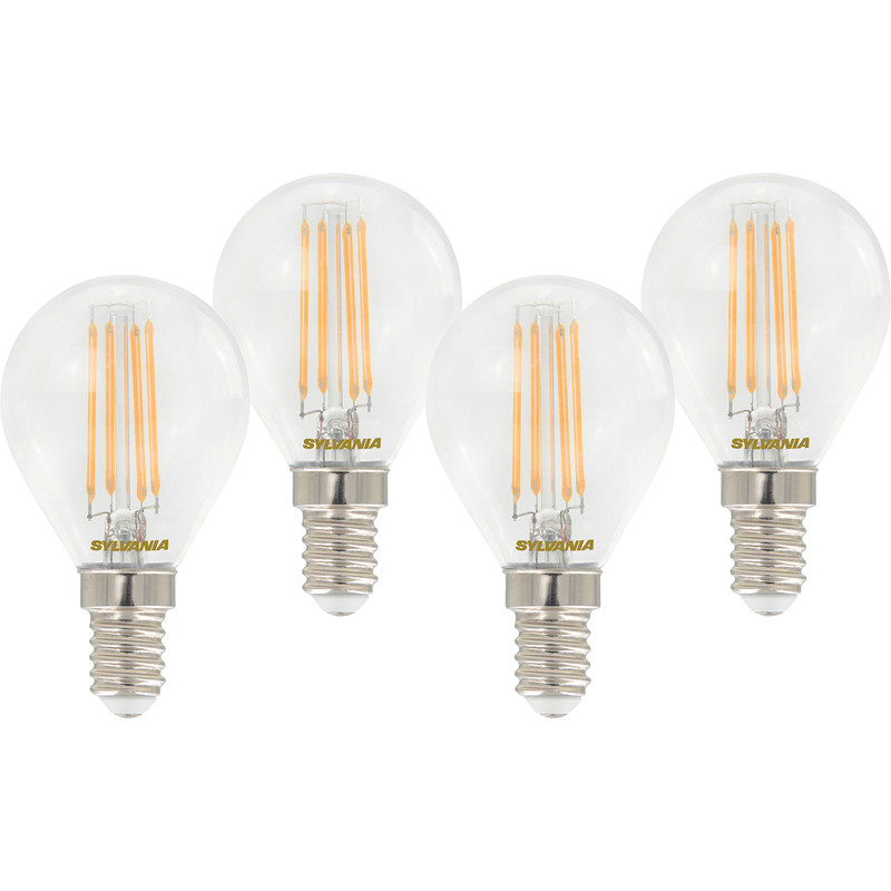 Sylvania LED RT Filament Mini Globe Lamp 4.5W SES (E14) 470lm