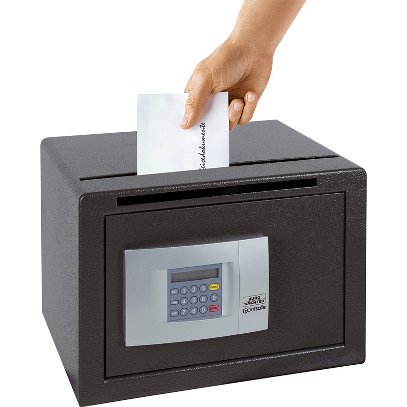 Burg-Wachter Point-Safe Electronic Safe with Slot 20.5L