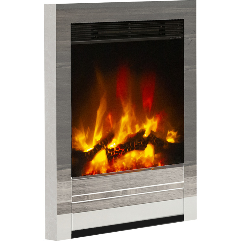 Be Modern Beam Edge Electric Fire 16" Chrome