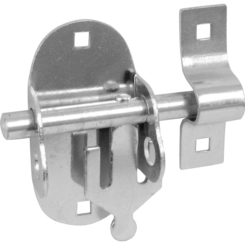 Oval Padlock Bolt Zinc Plated