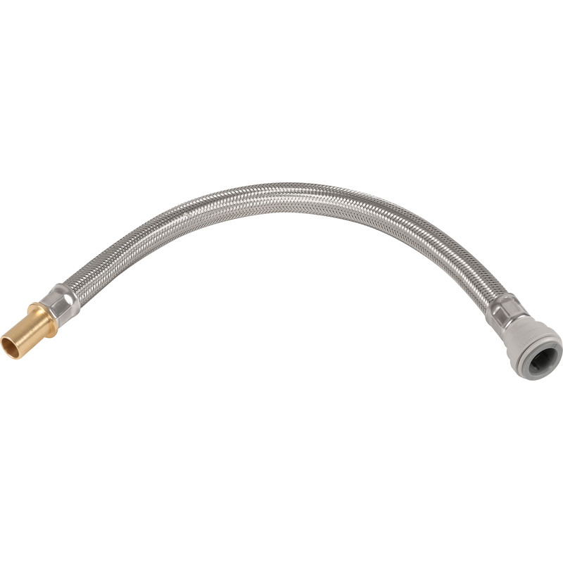 Pushfit Tap Connector 15 x 15mm Stand Pipe 13mm Bore. 500mm