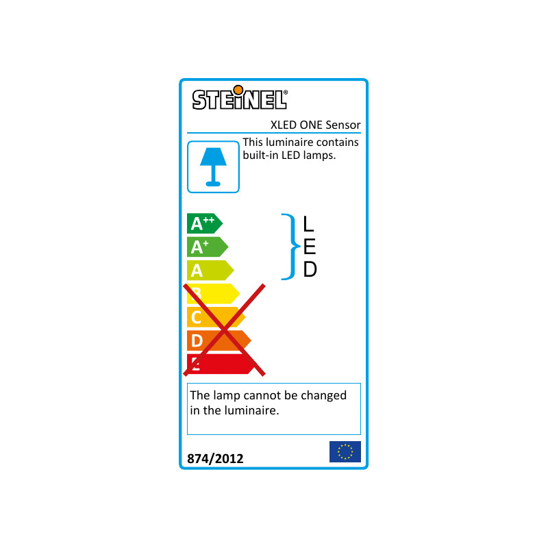 Steinel Sensor-switched LED floodlight XLED ONE SensorLED Floodlight Anthracite  18.6W 2050lm