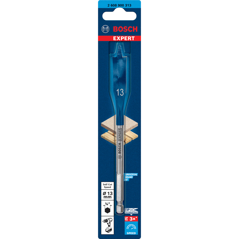 Bosch Expert Self Cut Speed Wood Drill Bit 13 x 152mm