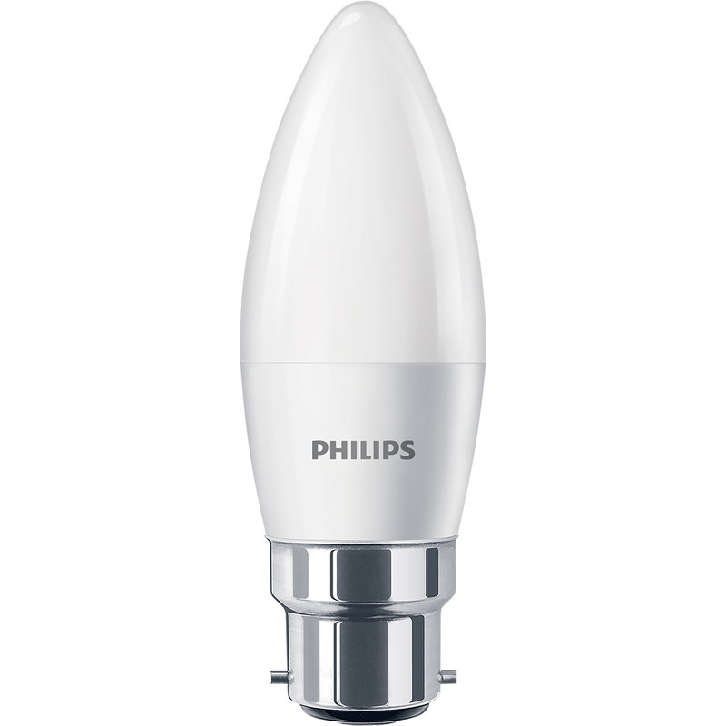 Philips LED Frosted Candle Lamp 4W BC (B22d) 250lm