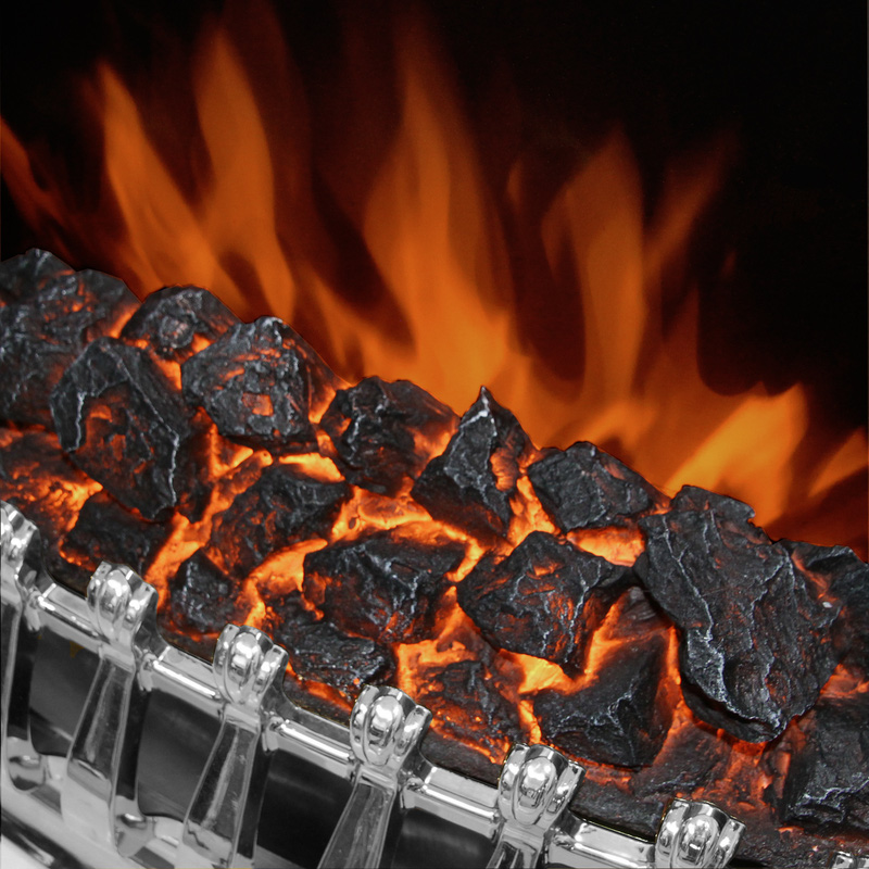 Be Modern Bayden Electric Fire 16" Chrome