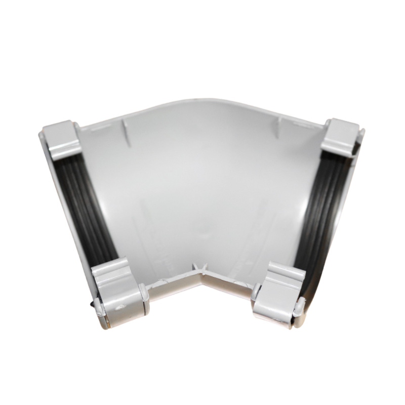 112mm Half Round Gutter Angle 135° White