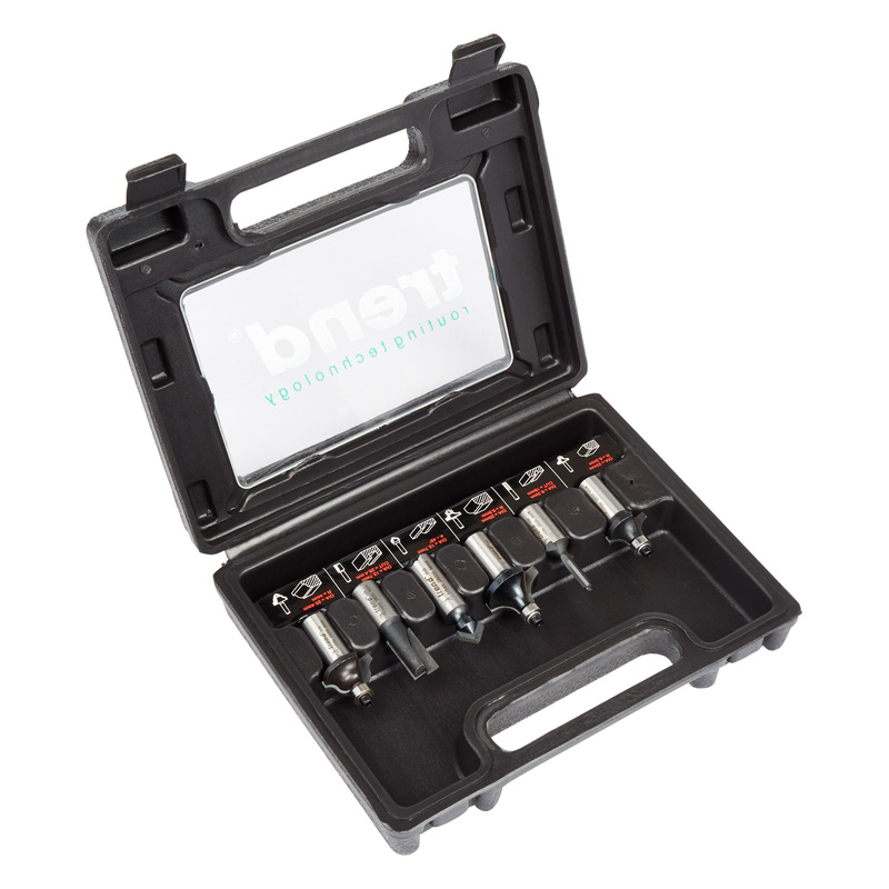 Trend 1/2" Router Cutter Starter Set 6 Piece