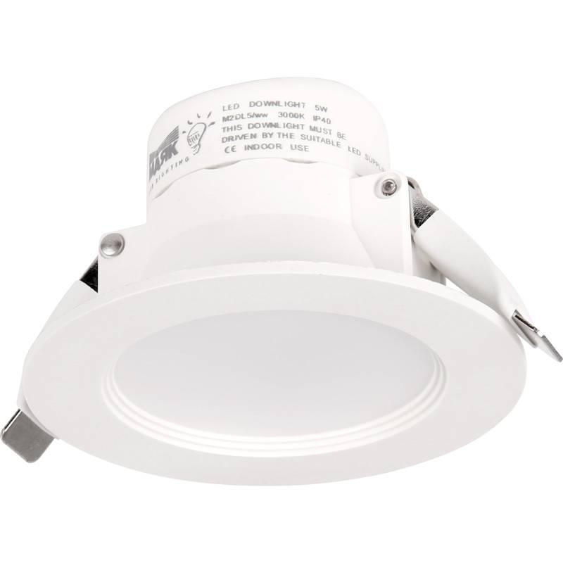 Mark Lighting LED 5W IP40 Fixed Downlight 5W Warm White 3000k  397lm