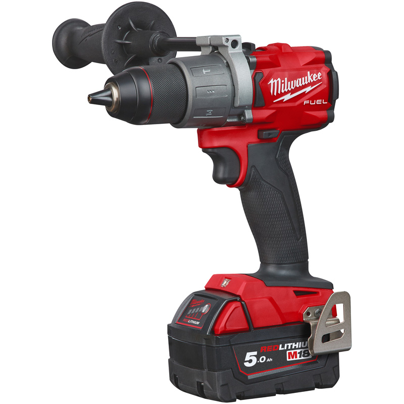 Milwaukee M18FPD2-502X FUEL Combi Drill 2 x 5.0Ah