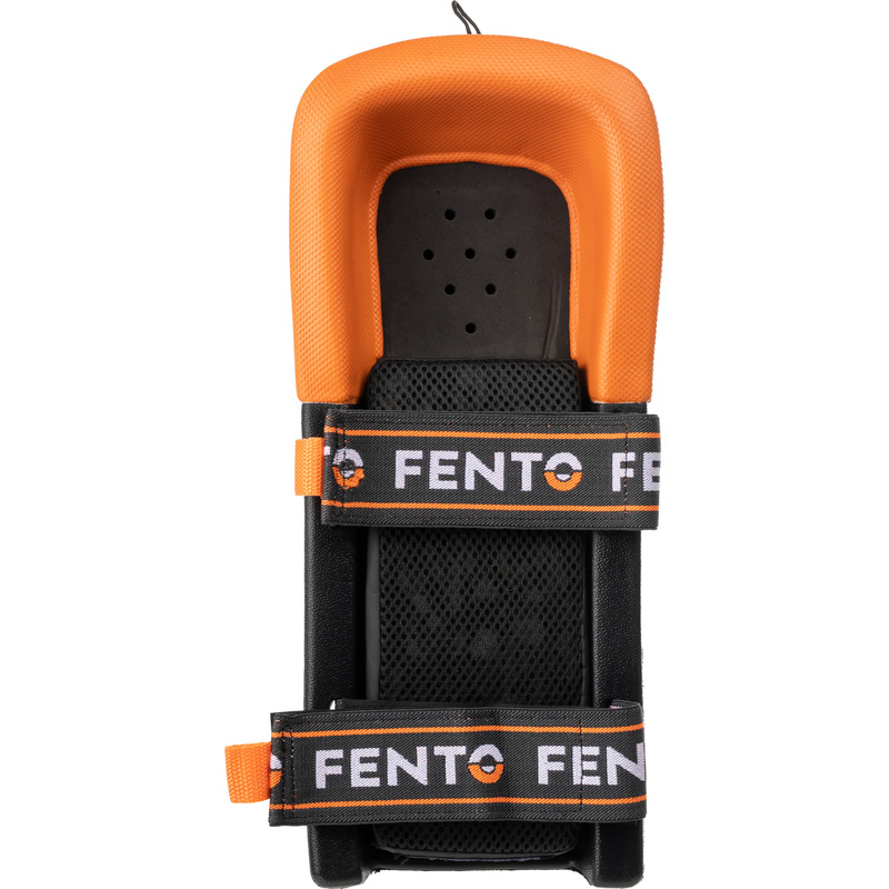 Fento Max Velcro Knee Pad Straps Black/Orange