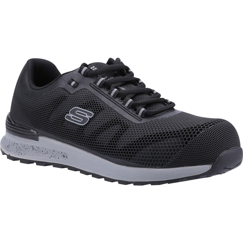 Skechers SK200053EC Bulklin Bragoo Safety Trainers Black Size 7