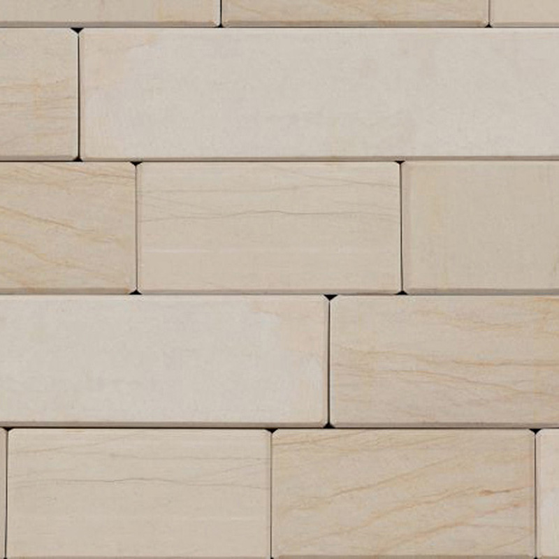 Marshalls Stoneface Sawn Walling Mixed Sizes Caramel Cream