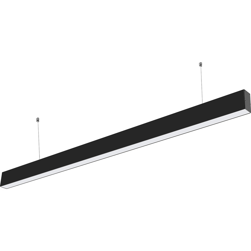 V-TAC IP20 LED Linear Hanging Light with Samsung Chip CCT adjustable 40W Black 2500lm CCT 3in1