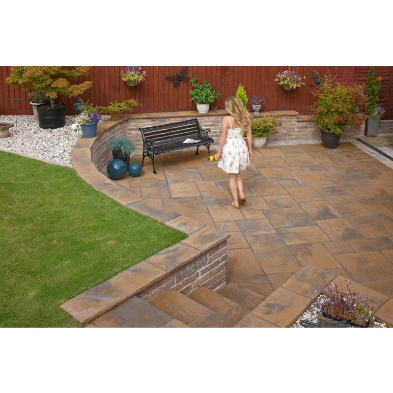 Marshalls Heritage Paving Slabs Calder Brown 450 x 450 x 38mm