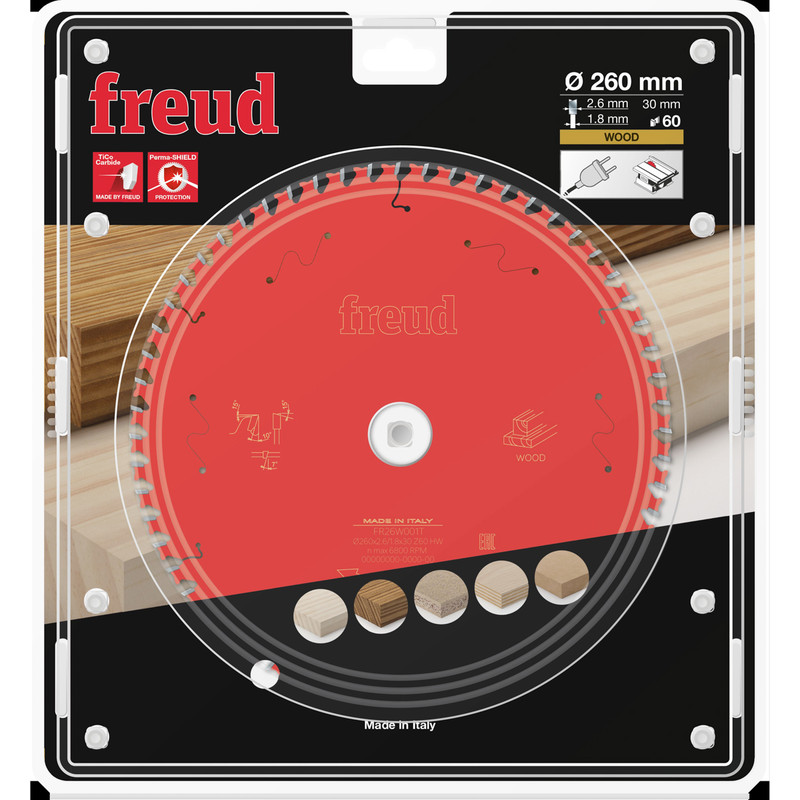 Freud Mitre Saw Blade 260 x 30 x T60