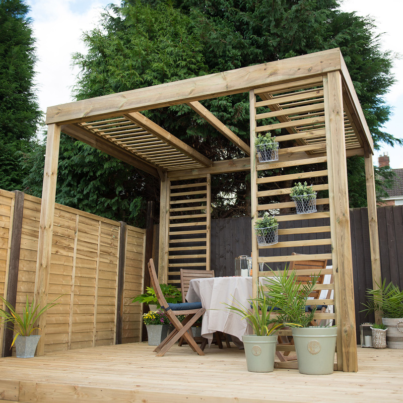 Forest Garden Dining Pergola 280cm x 304cm x 244cm