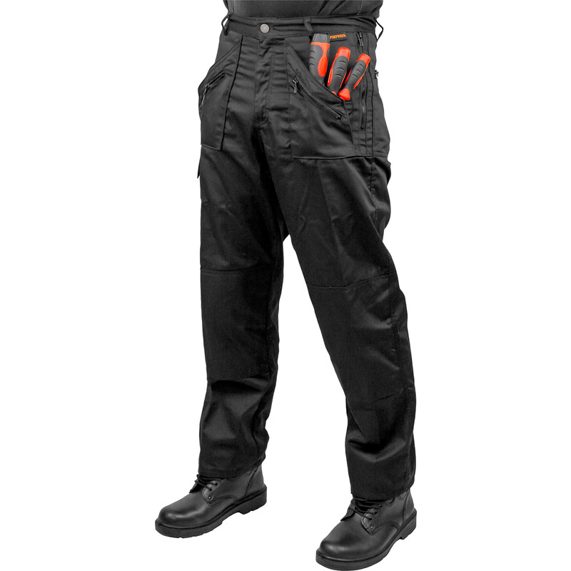 Action Trousers 38" R Black