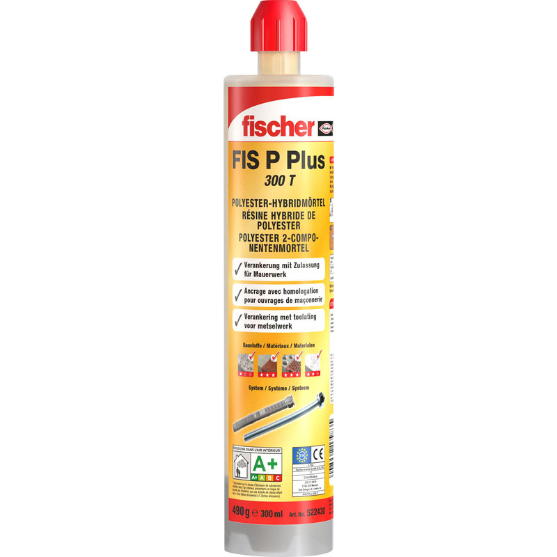Fischer Injection Mortar FIS P Plus 300T 300ml
