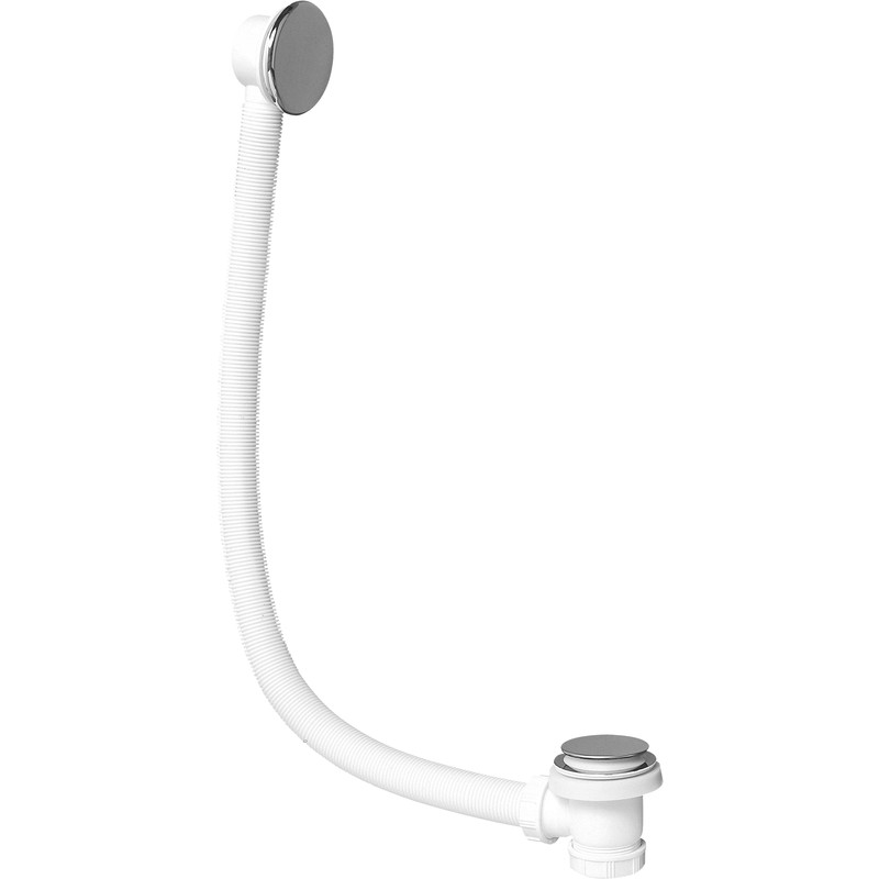 Chrome Plated Bath Waste 1 1/2" Without Trap