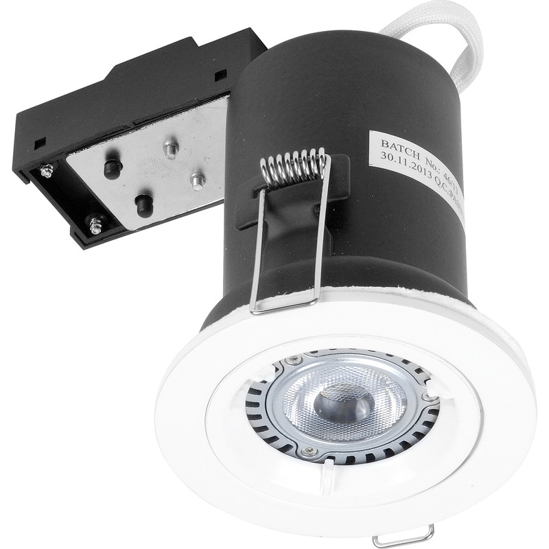 LED 5W COB Fire Rated GU10 Downlight White 330lm