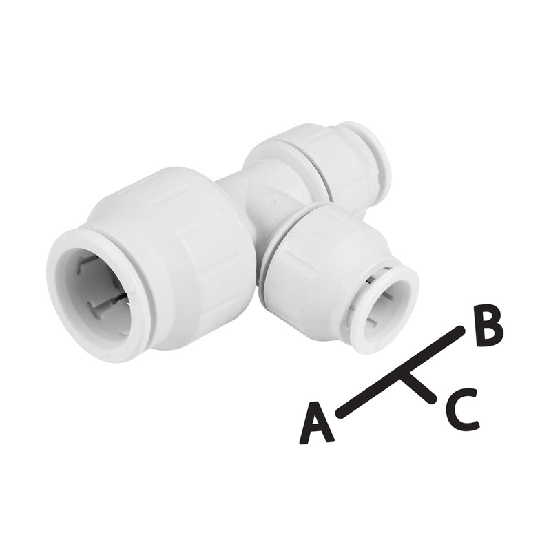 JG Speedfit Reducing Tee 28 x 22 x 22mm