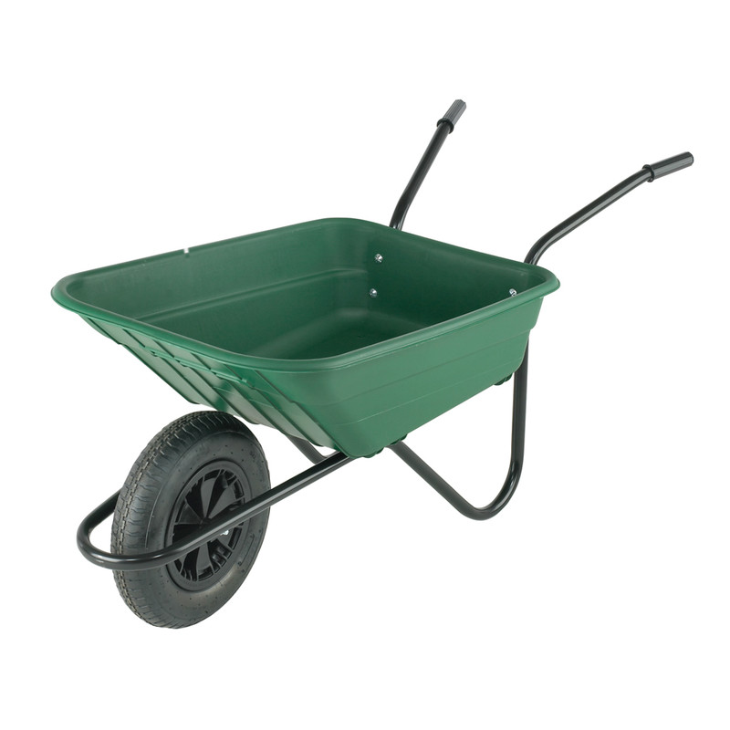 Polypropylene Wheelbarrow with Pneumatic Wheel 90L