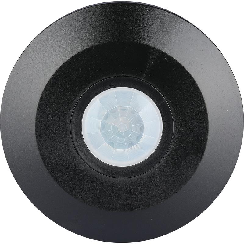 V-TAC PIR Motion Sensor IP20 Black 8m Surface Slimline