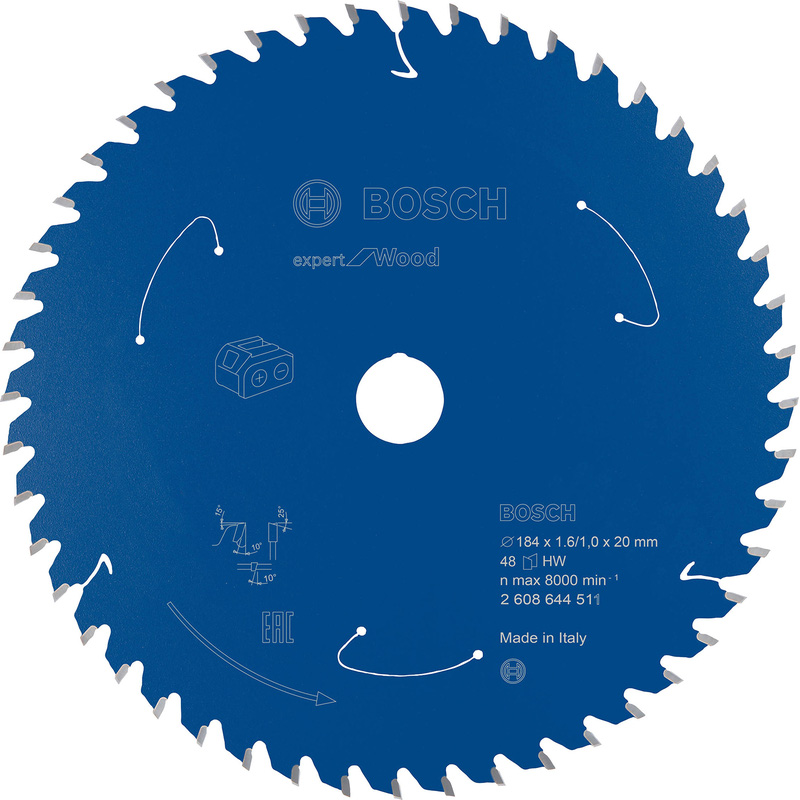 Bosch EXPERT Cordless Circular Saw Blade 184 x 20 x 48T