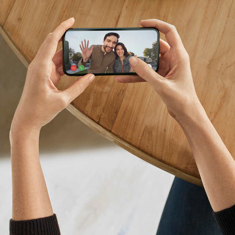 Ring Video Doorbell 1 2nd Gen - Satin Nickel