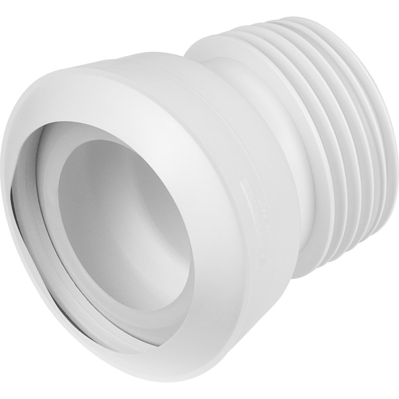 McAlpine MAC-1 Macfit WC Straight Connector 4"/110mm