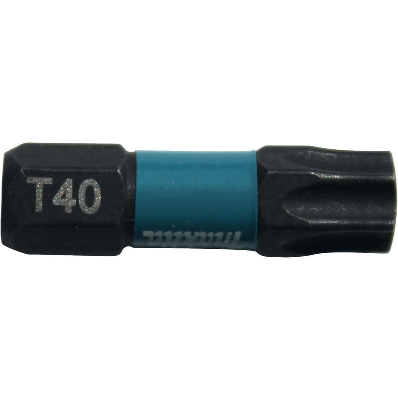 Makita Impact Rated 25mm Black Bit T40