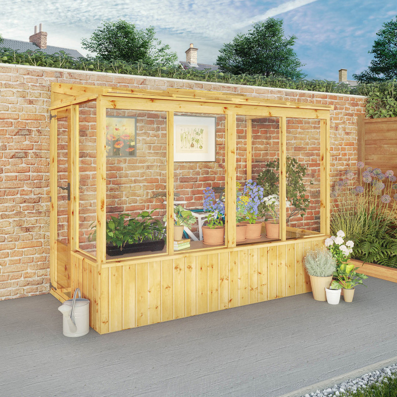 Mercia Premium Lean To Greenhouse 8' x 4'