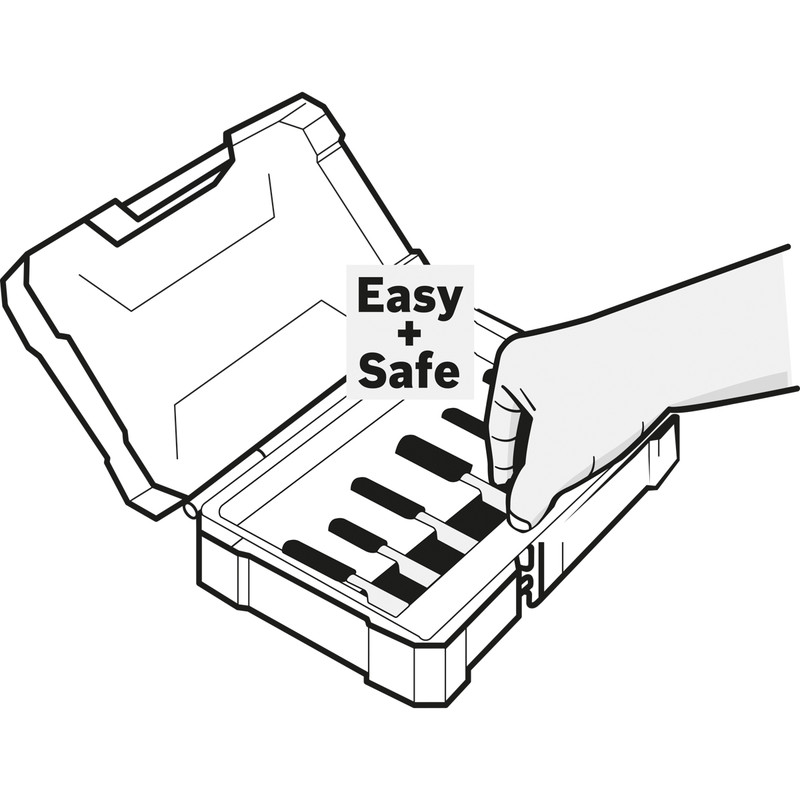 Bosch Trim & Edging 1/4" Shank Router Bit Set