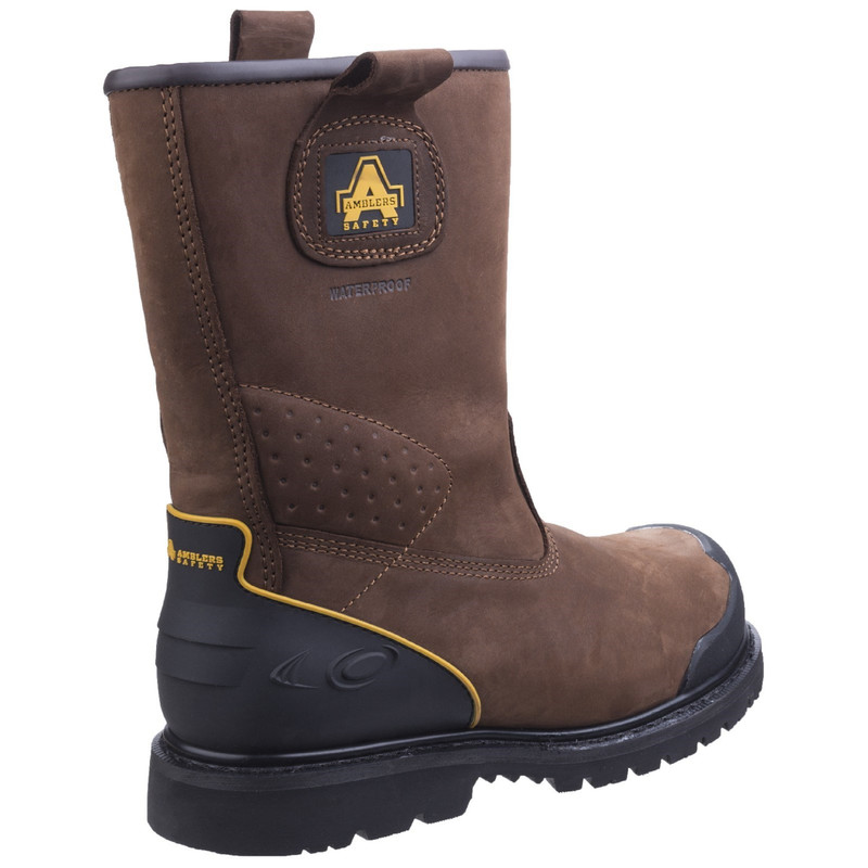 Amblers FS223 Safety Rigger Boots Brown Size 7