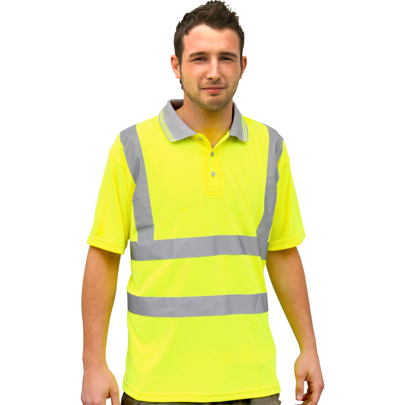 Hi Vis Polo Shirt Large