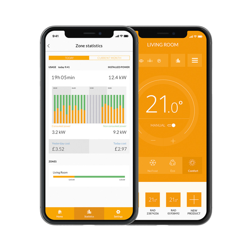 TCP Smart WiFi Oil Filled Electric Radiator 1500W - 575mm x 1069mm