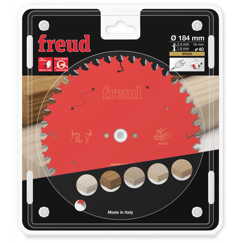Freud Circular Saw Blade 184 x 16 x T40