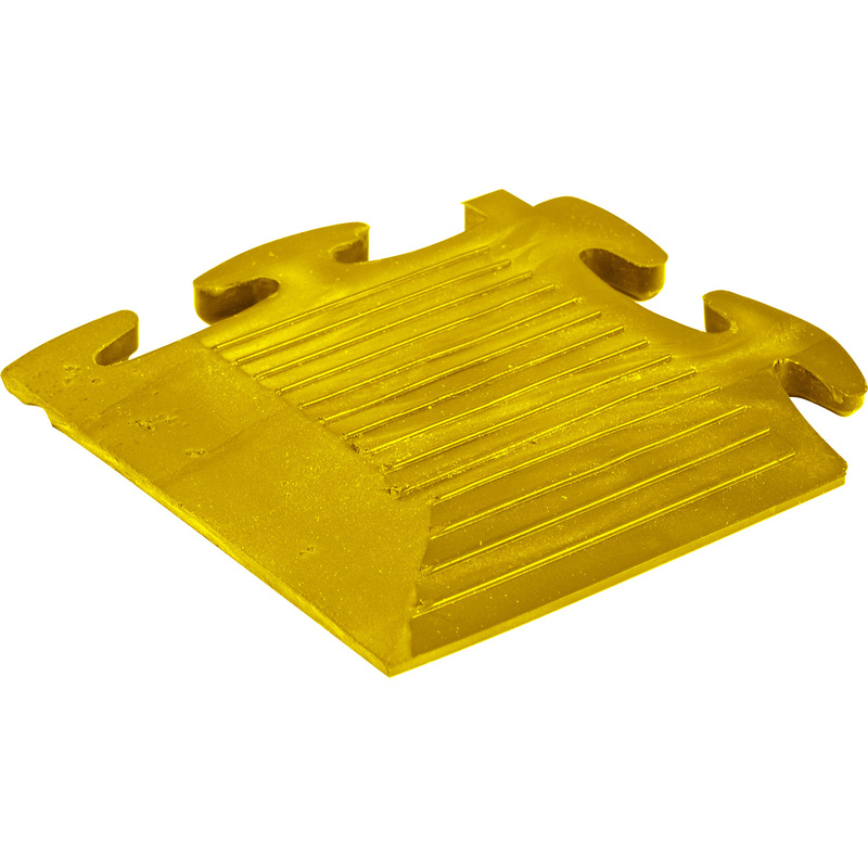 Tuff-Tile Texture Corner Yellow