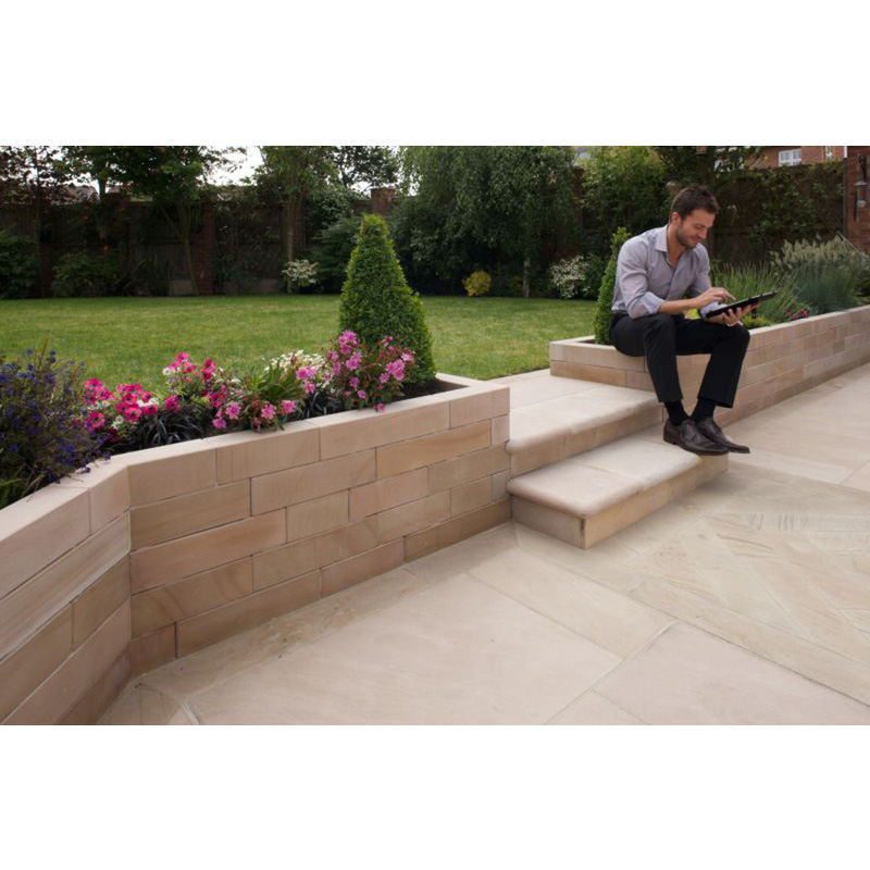 Marshalls Sawn Versuro Indian Sandstone Walling Project Pack Autumn Bronze