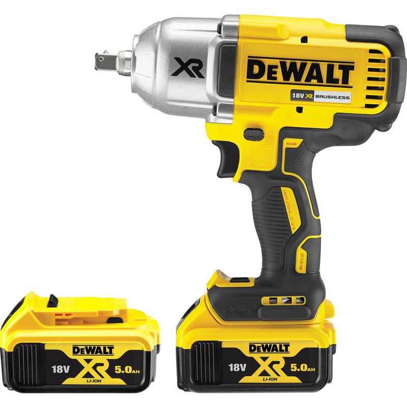 DeWalt DCF899 18V XR Brushless High Torque Impact Wrench 2 x 5.0Ah