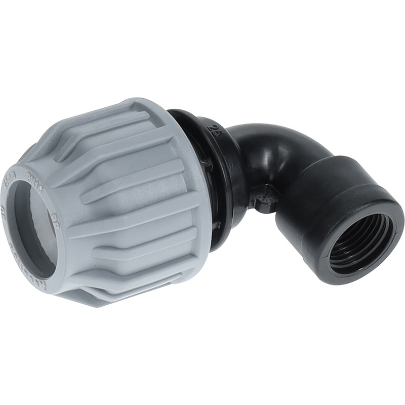 MDPE Female Elbow 25mm x 1/2"