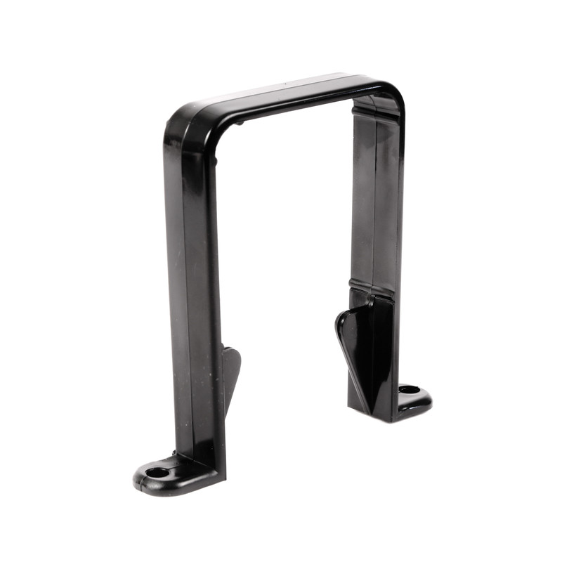 65mm Square Downpipe Clip Black