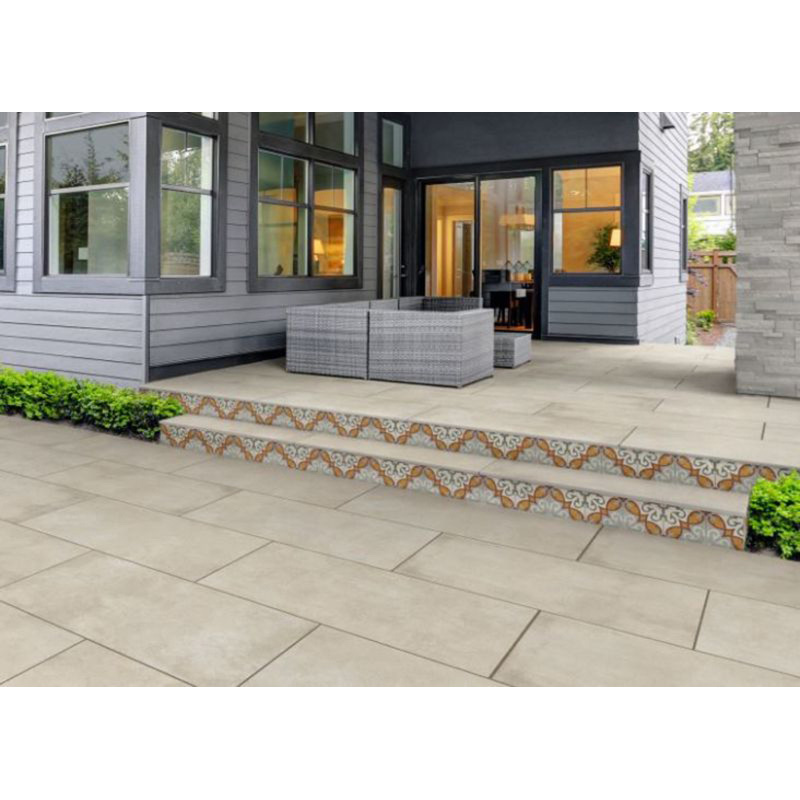 Marshalls Symphony Matte Porcelain Paving Slabs Ornate 1000 x 500 x 20mm