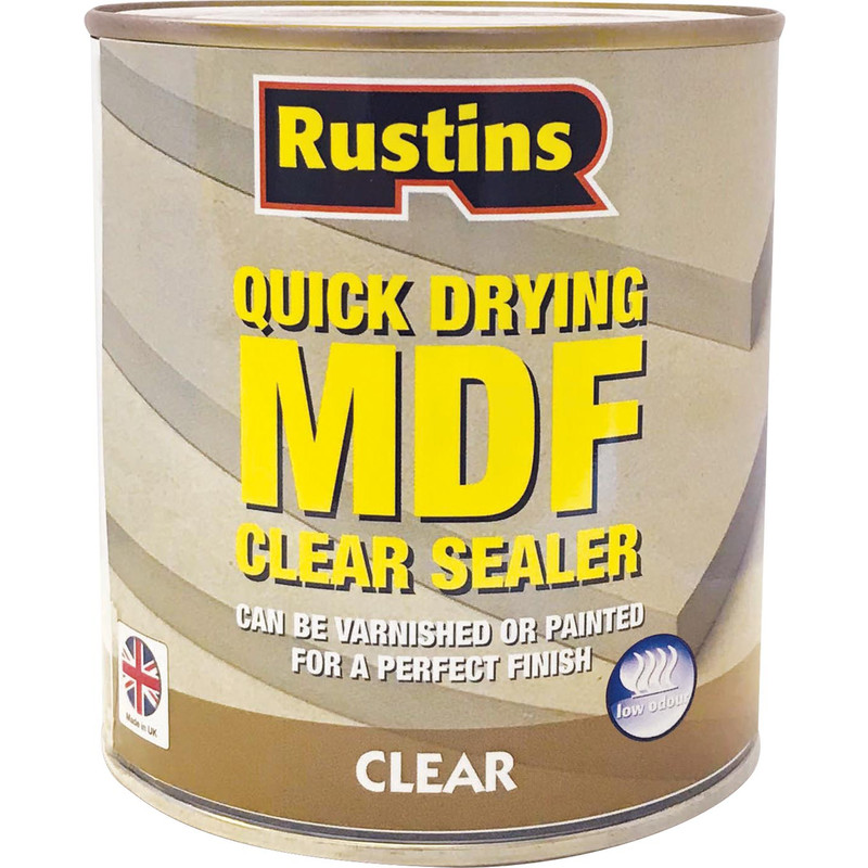 Rustins Quick Drying MDF Primer Sealer Clear 500ml
