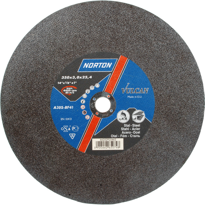 Metal Chop Saw Cutting Disc 350 x 3.0 x 25.4mm