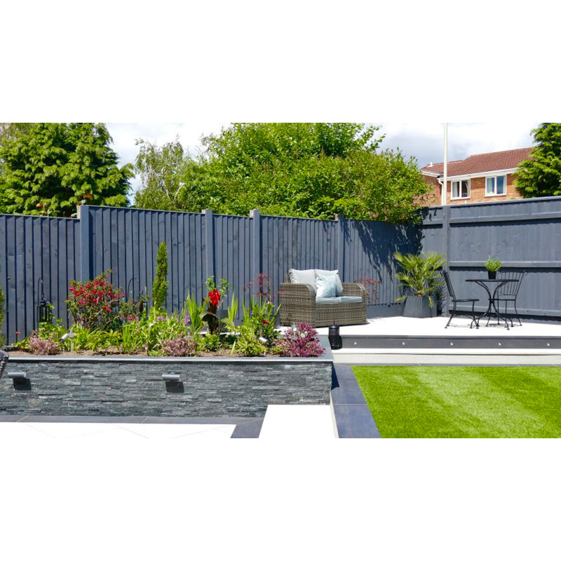 Marshalls Stoneface Drystack Corner Walling Nero Quartzite 150 x 550mm