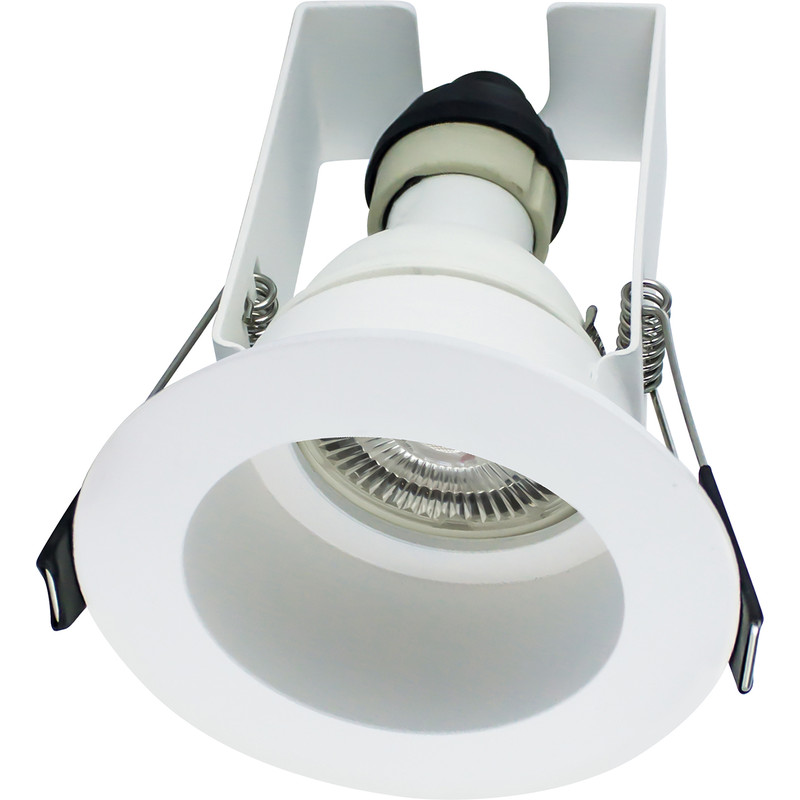 Integral LED Recessed Evofire IP65 Fire Rated Downlight White with Insulation Guard