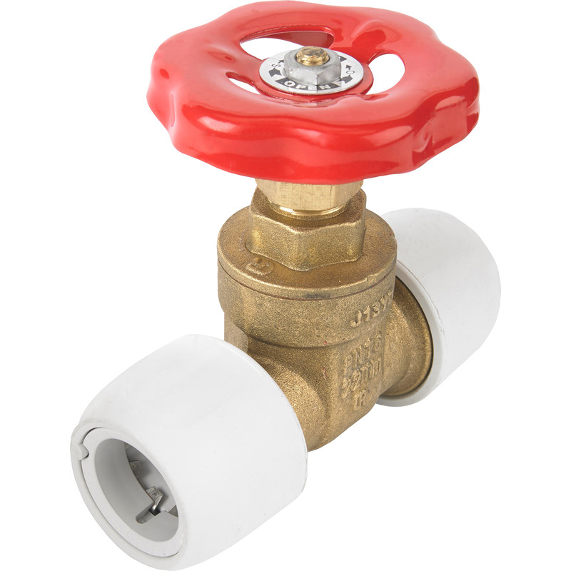 Hep2O Gate Valve Hot / Cold 22mm